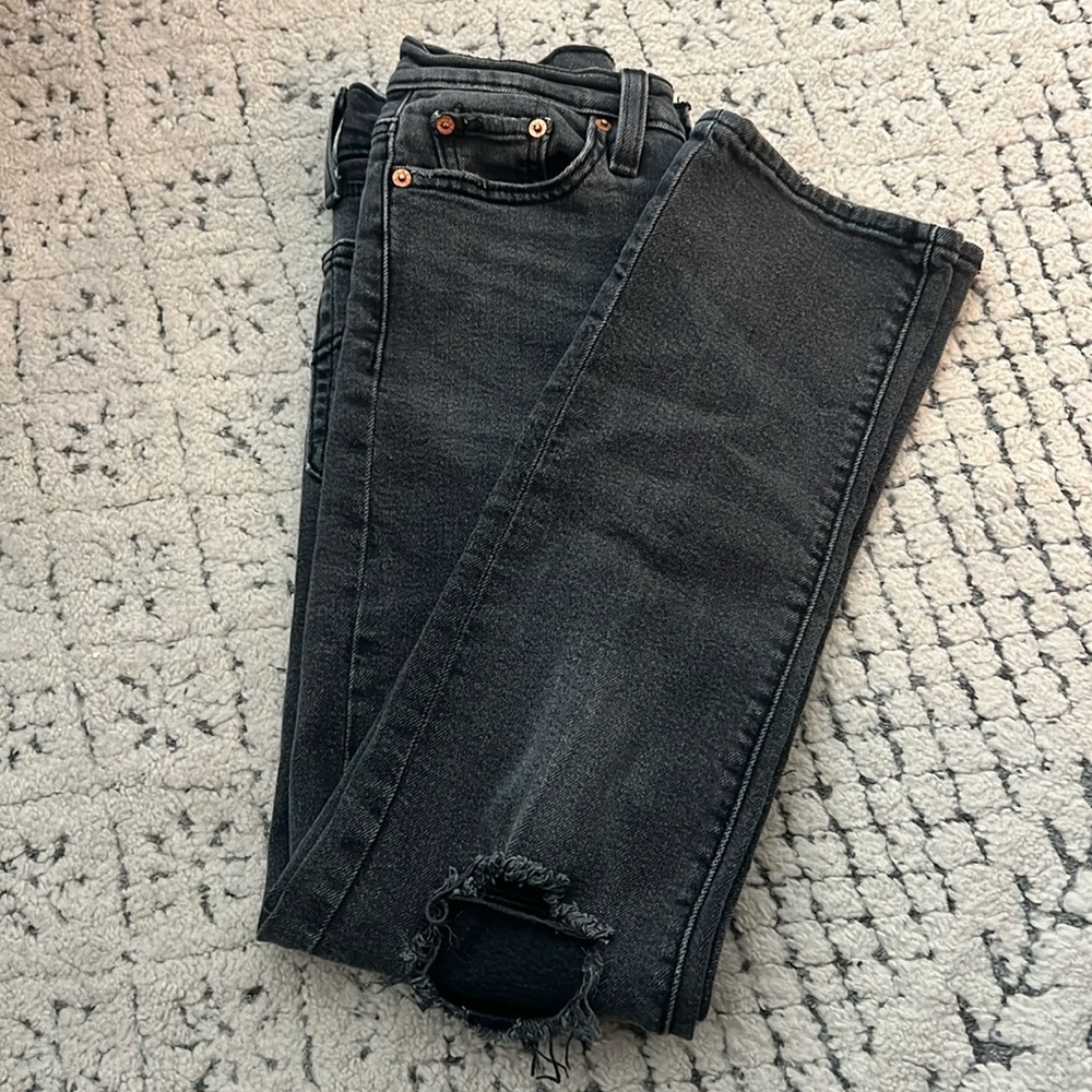 COPY - Levis Black Jeans Wedgie Straight
